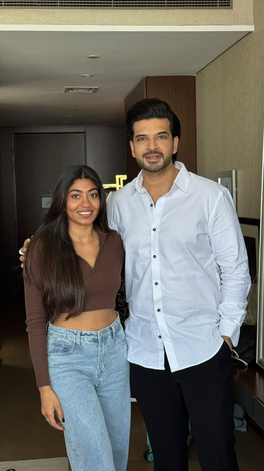Sheetal with a celebrity client